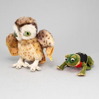 Two Steiff toys, 1950's.
