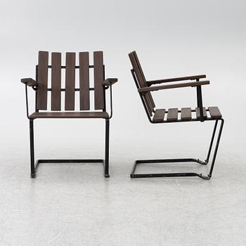 A five-piece garden suite, Grythyttan, mid-20th Century.