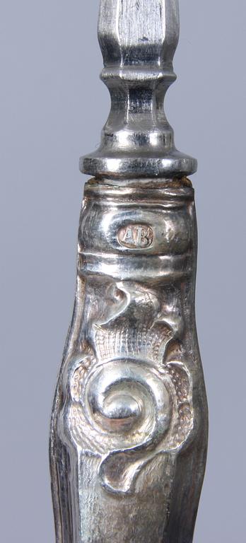 PARTI SILVERBESTICK, 17 st, bl a Sverige, 1813.