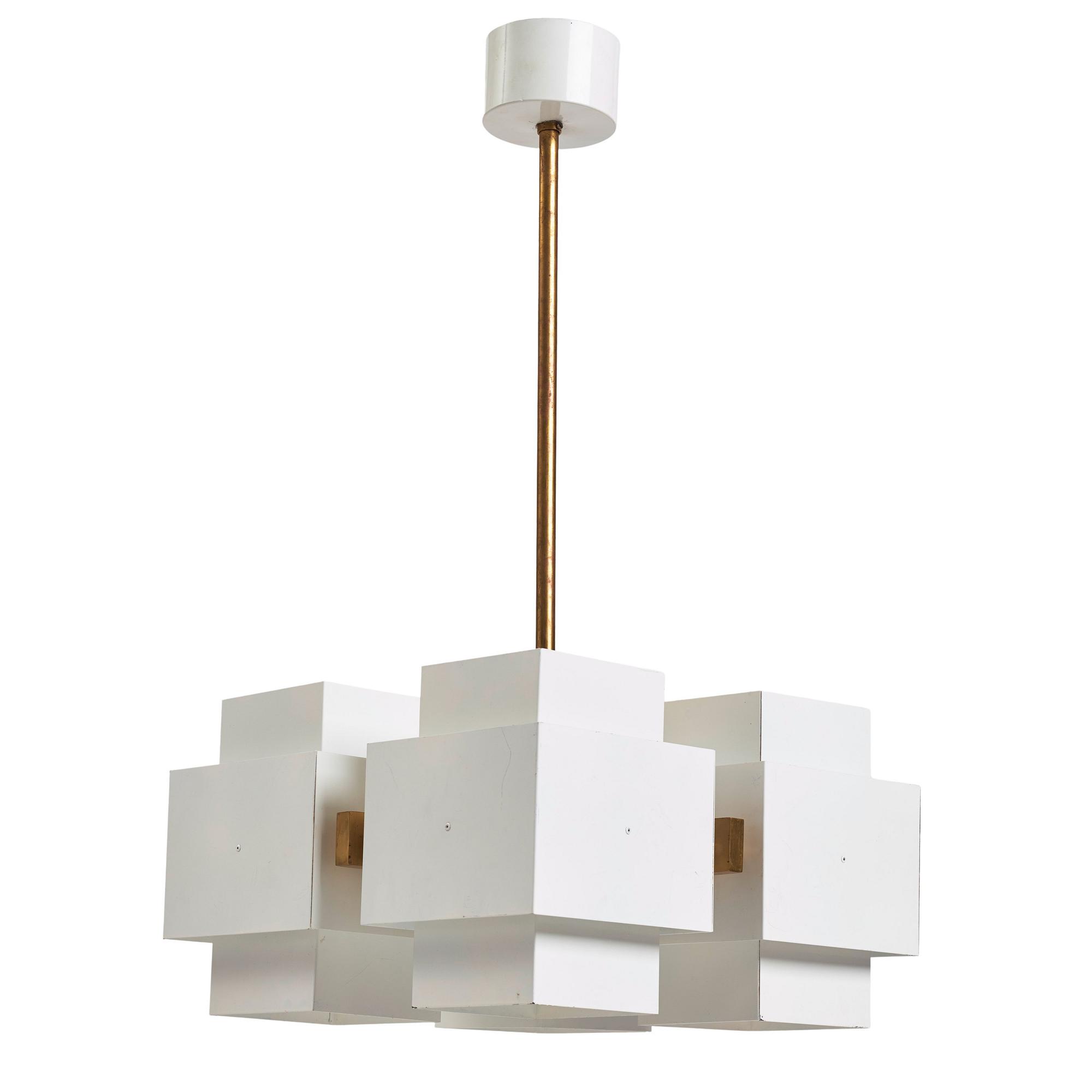 Hans-Agne Jakobsson, a ceiling light 'C769 4 P/Selectra', Hans Agne Jakobsson AB, Markaryd Sweden 1960-70s.