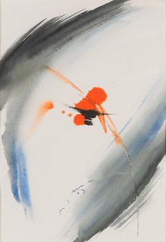 Nandor Mikola, watercolour, signed and dated -93.