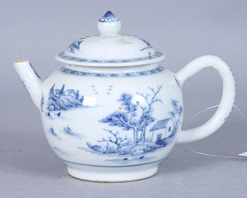 TEKANNA, porslin, Kina, 1700-tal.