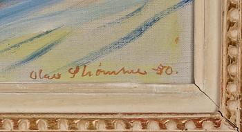 OLAV STRÖMME, olja på duk, signerad och daterad -50.