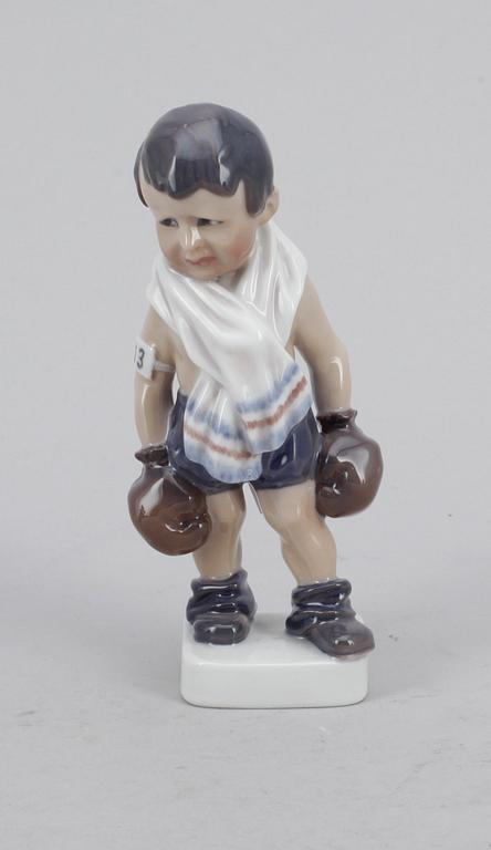 FIGURINER, 3 st, porslin, Dahl Jensen, Dankmark.