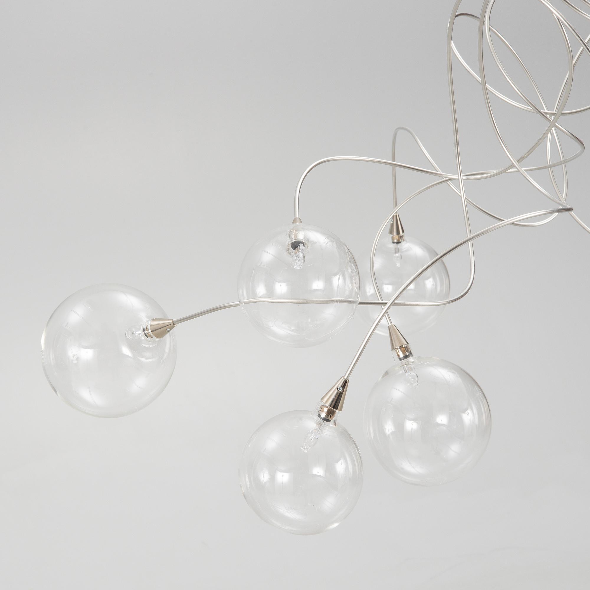 Harco Loor, a 'Bubbles' ceiling lamp, Harco Loor, Holland.