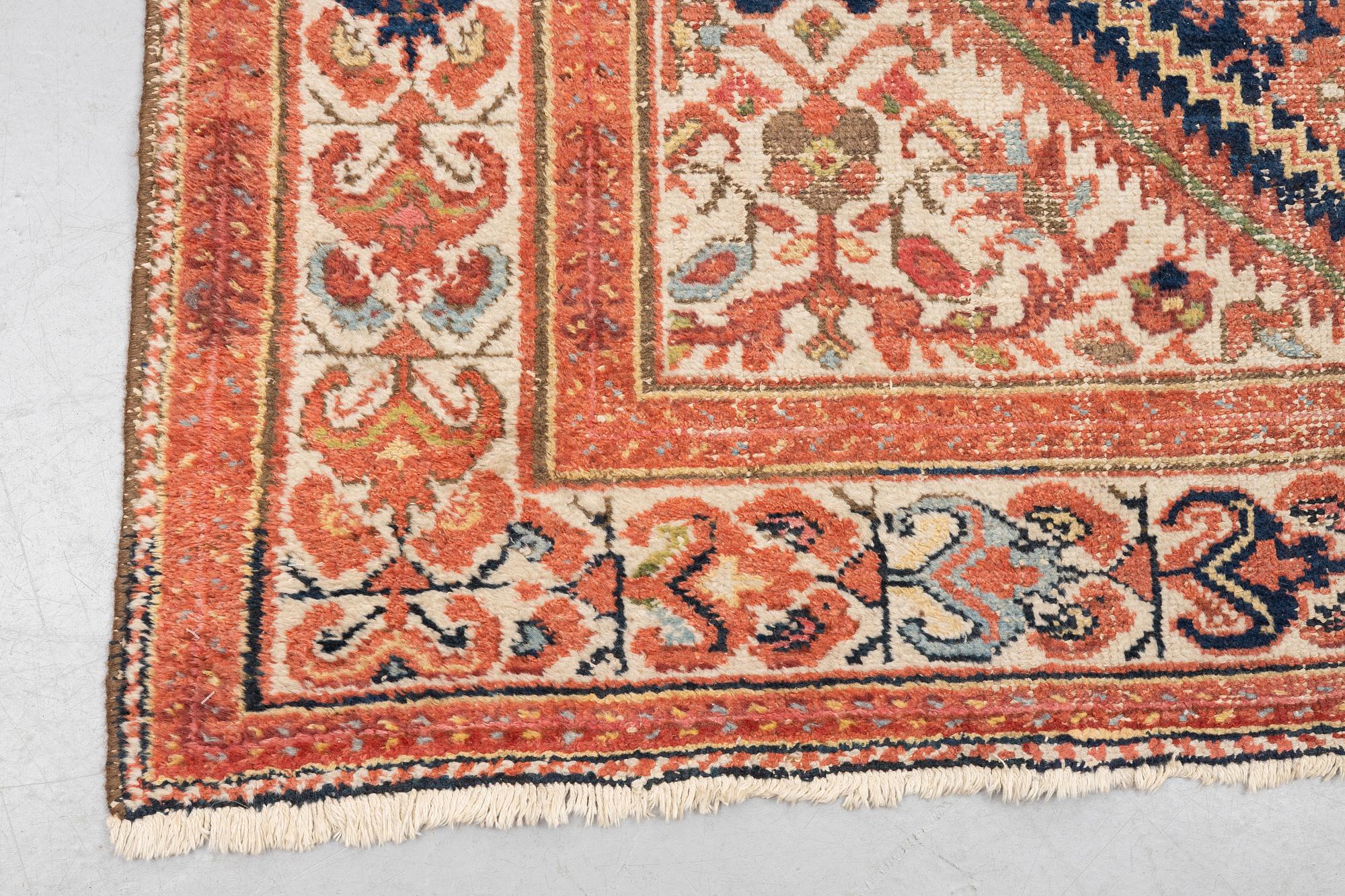 A runner, antique, Malajir, ca 510 x 147 cm.