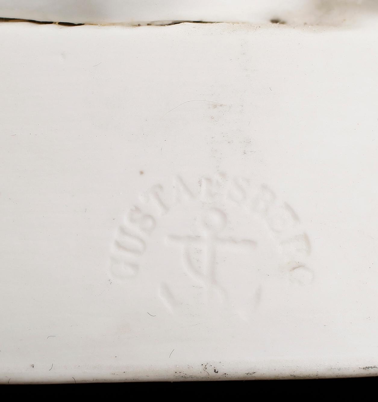 SKULPTUR, parian, Gustafsberg, 1800-talets andra hälft.