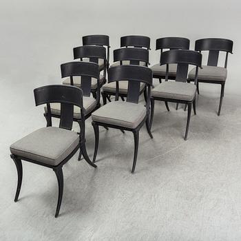 A set of 10 Restoration Hardware charis, 21st Century.