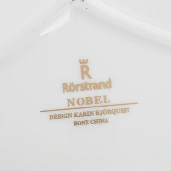 Karin Björquist, 49 pieces of a "Nobel" porcelain service, Rörstrand, Sweden.
