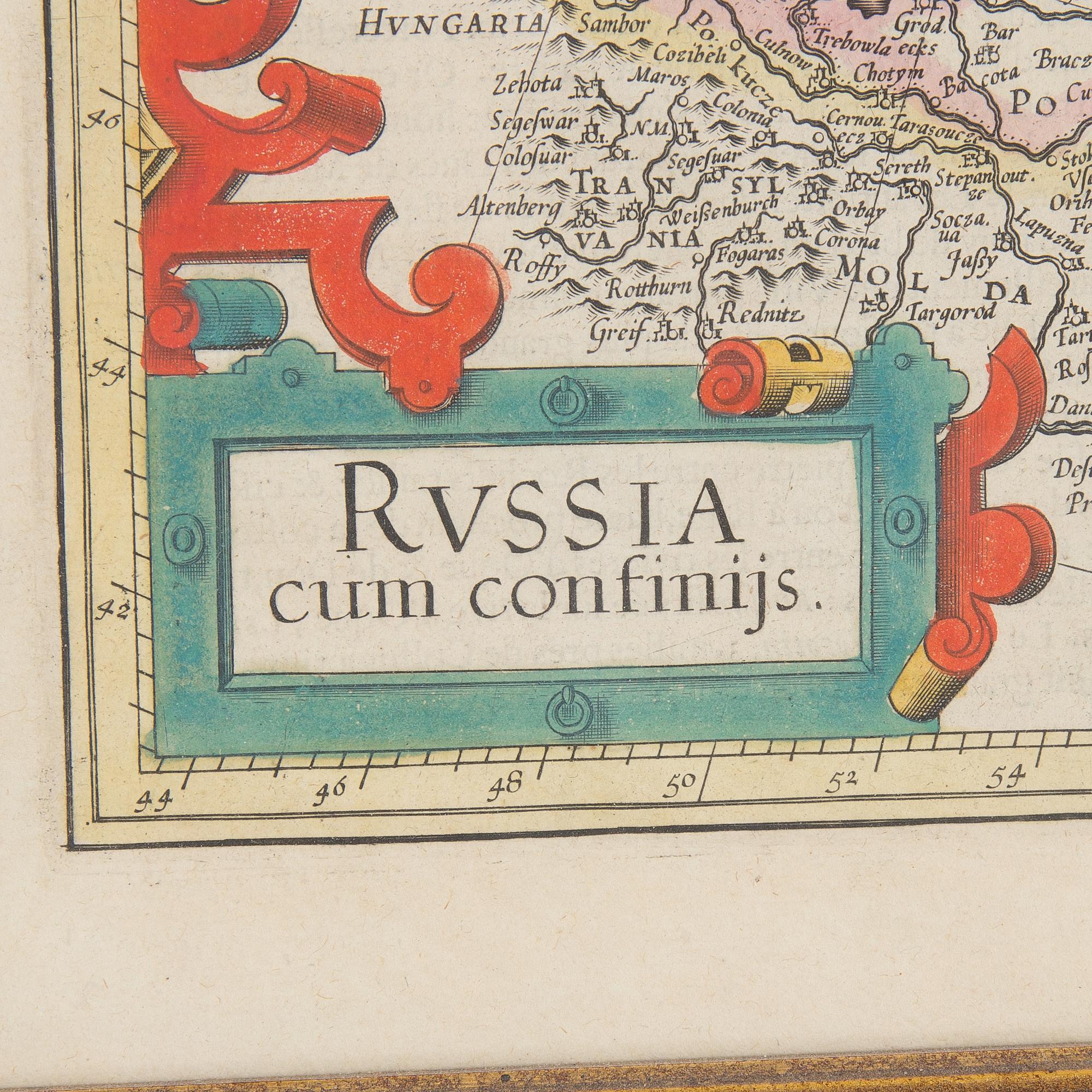 MAP, Engraving, 18Th Century.