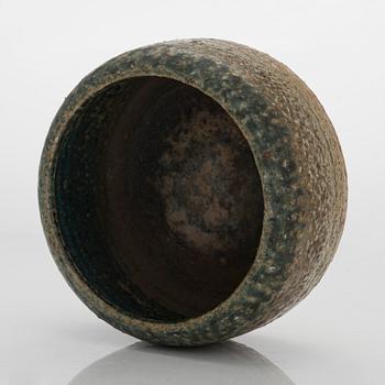 Paul Envalds, skålar, 2 st, chamotte, signerade PE, Arabia. 1960-70-tal.