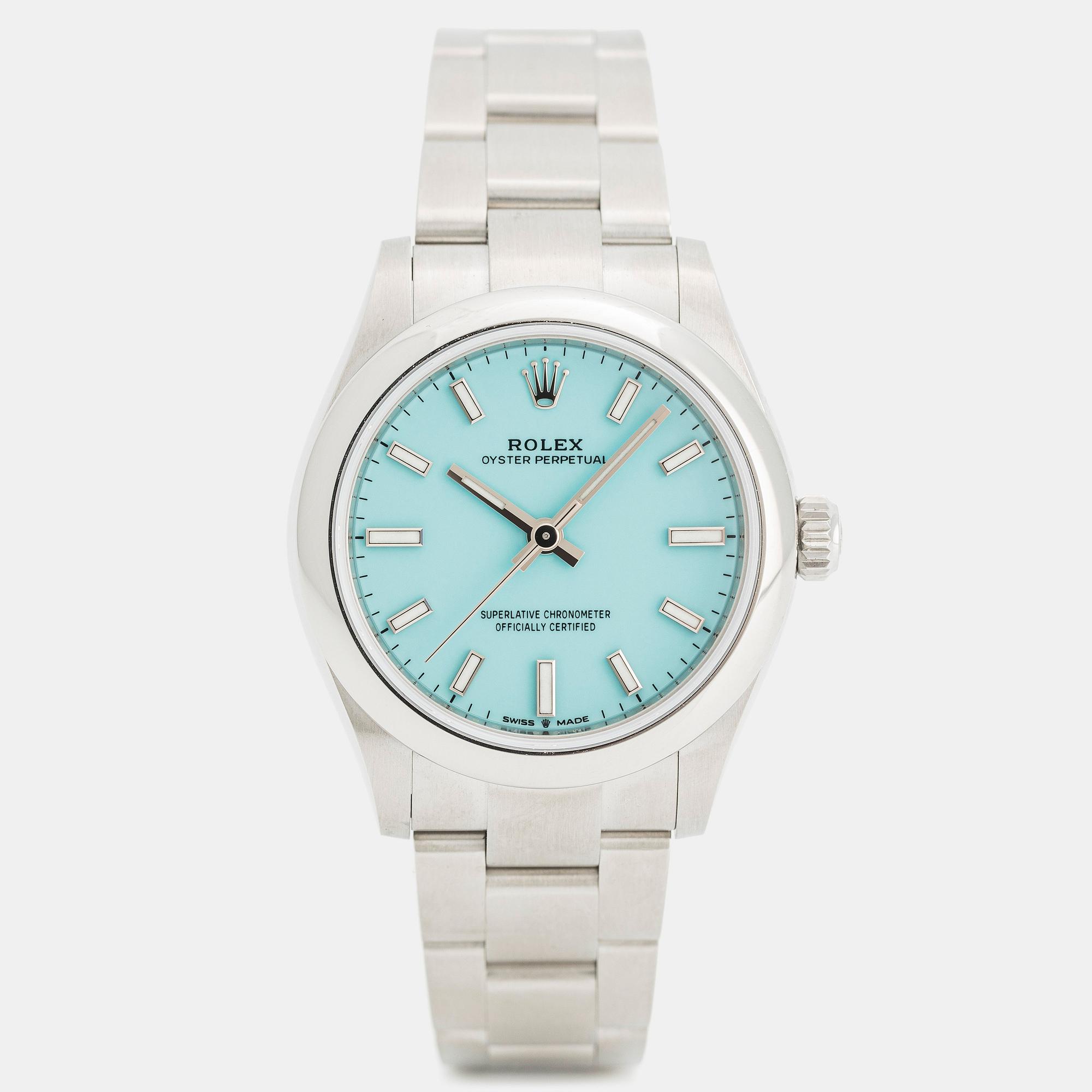 Rolex, Oyster Perpetual 31, "Tiffany Dial", ca 2024.