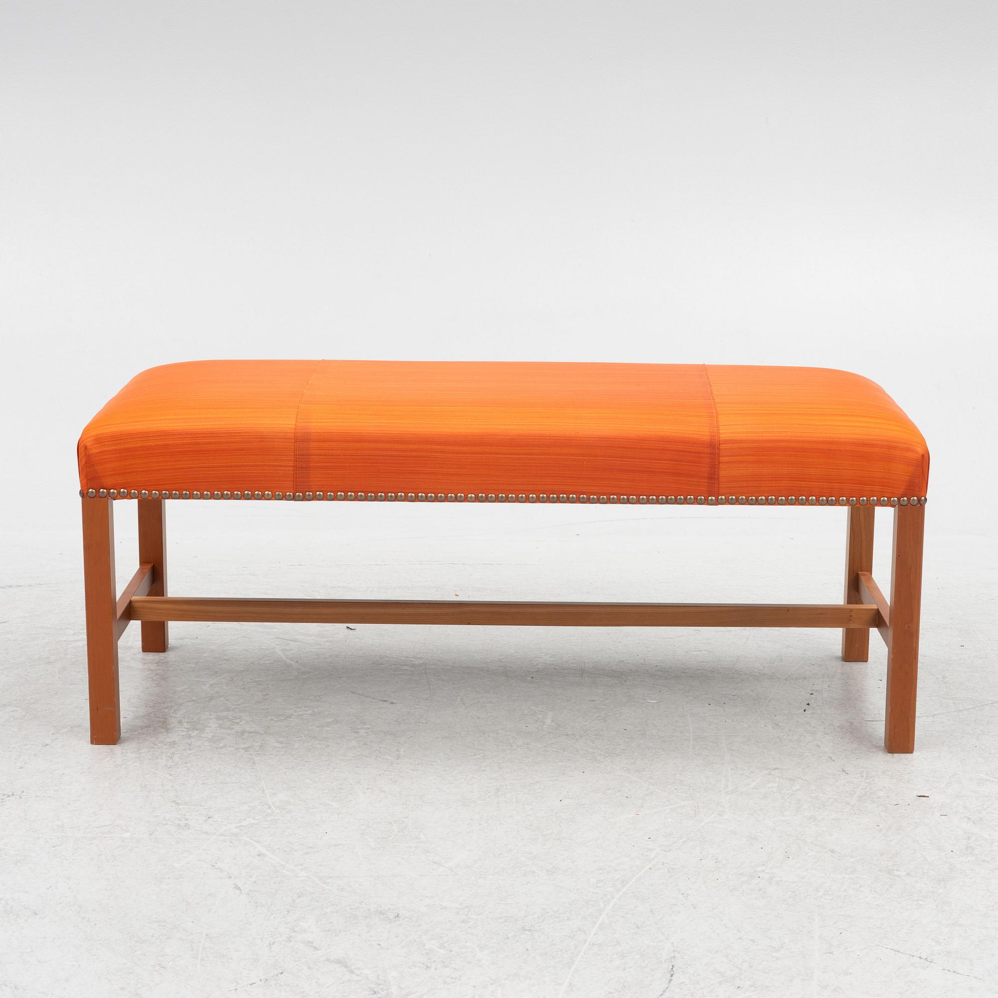 Josef Frank, a model B 2082 bench, Svenskt Tenn.