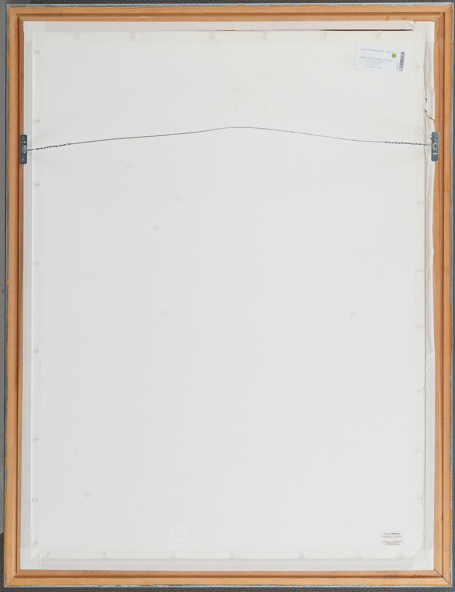 James Rosenquist, JAMES ROSENQUIST (USA),  serigraph, signed, numbered, 170/200, and dated 1975.