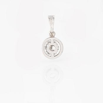 HÄNGE, med briljantslipad diamant ca 0.15 ct.