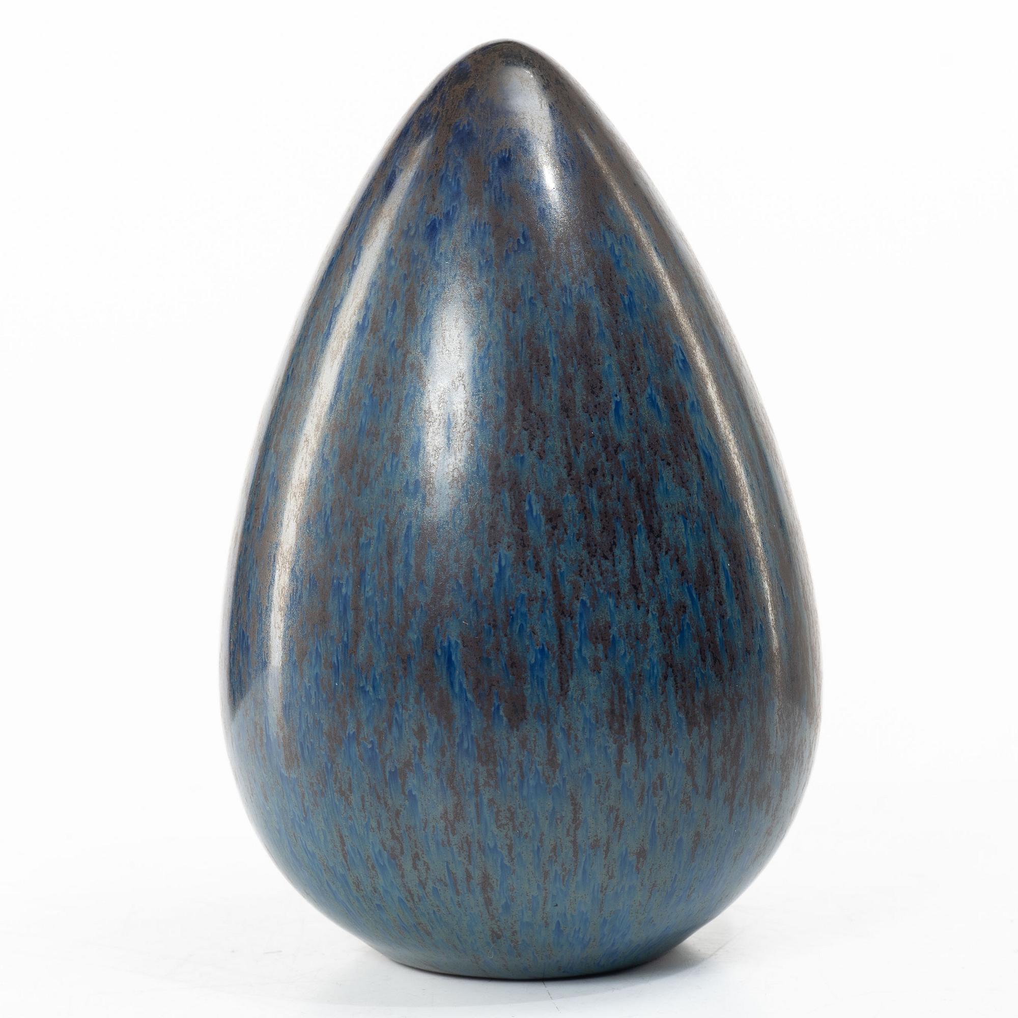 Stig Lindberg, a stoneware vase, “gnurgla”, Gustavsberg Studio 1956.
