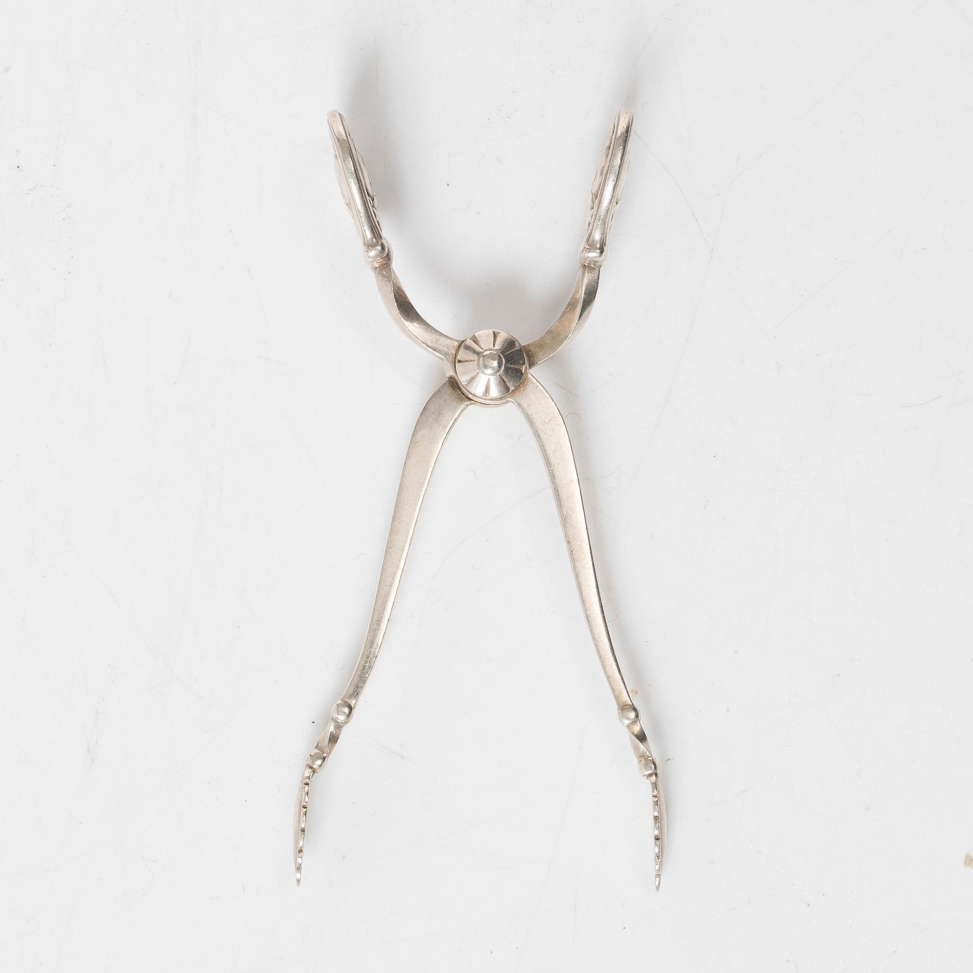 Georg Jensen, sockertång, "Magnolia", sterlingsilver, Danmark.