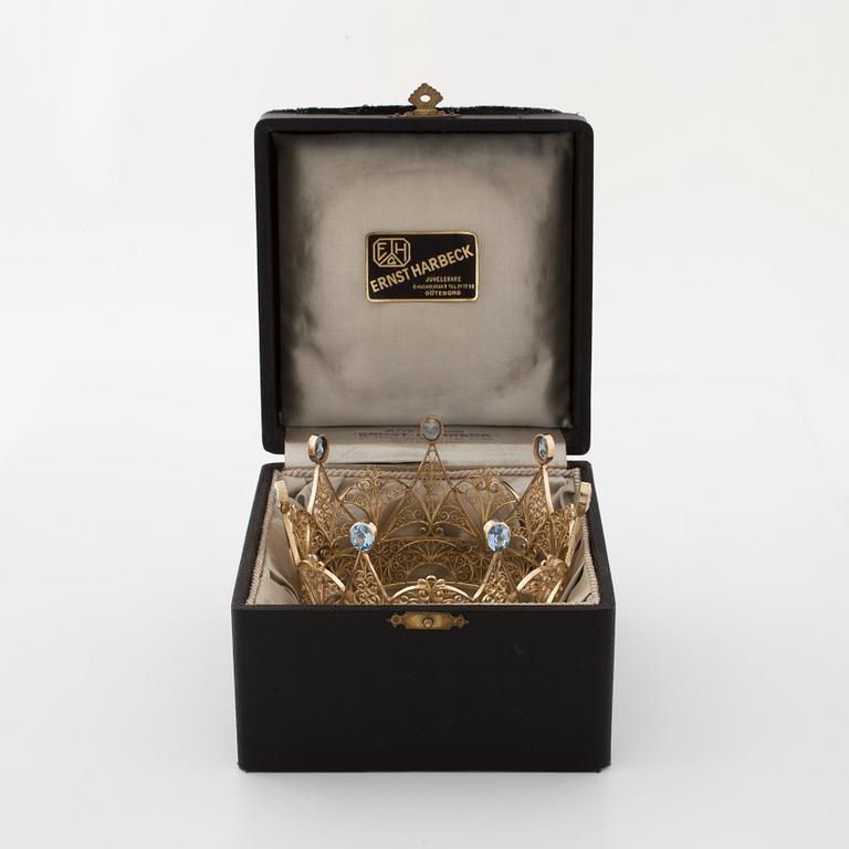 A bridal crown by Olav Kristensen, Göteborg, 1939.