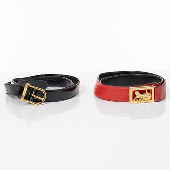 Céline, Belts, 2 pcs, vintage.