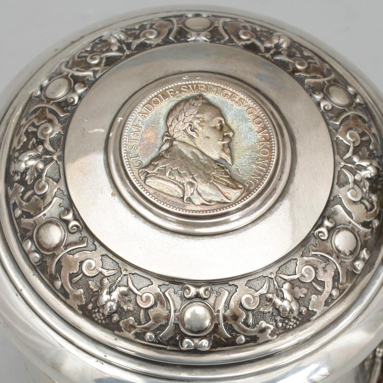 STOP, silver, GAB, Stockholm, 1901. Vikt ca 566 gram.