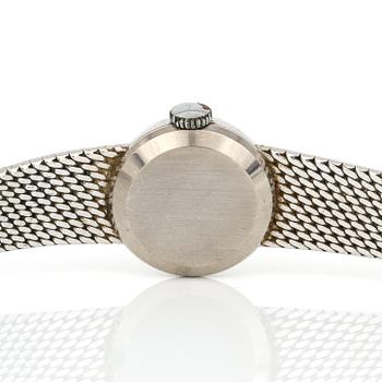 ARMBANDSUR, dam, 18K vitguld, Omega, 'Geneve'. Total vikt ca 38 g.
