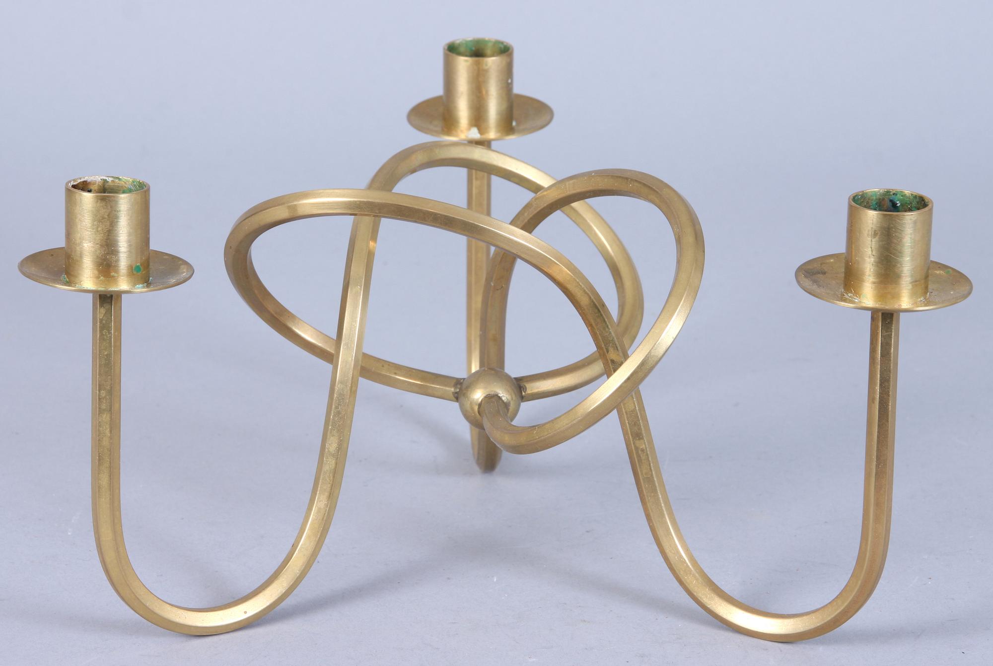 LJUSSTAKE, "Vänskapsknuten", formgiven av Josef Frank för Svenskt Tenn 1938.