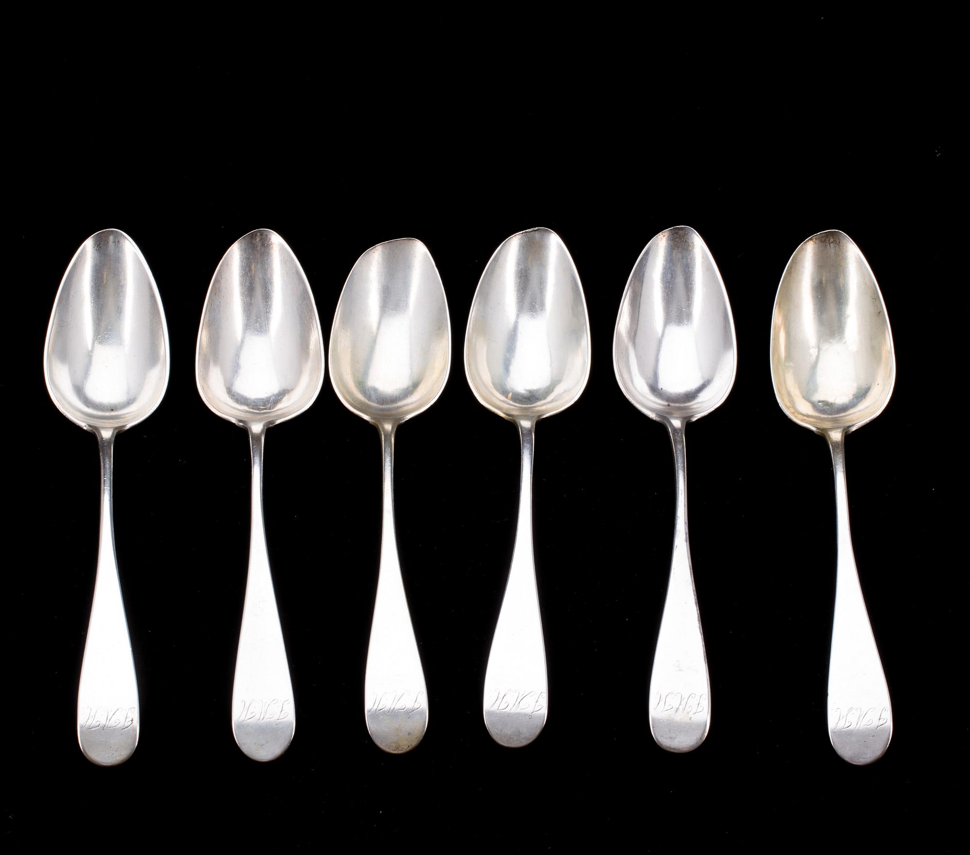 SKEDAR, 6 st. Silver, Ryssland. Ca 445g.