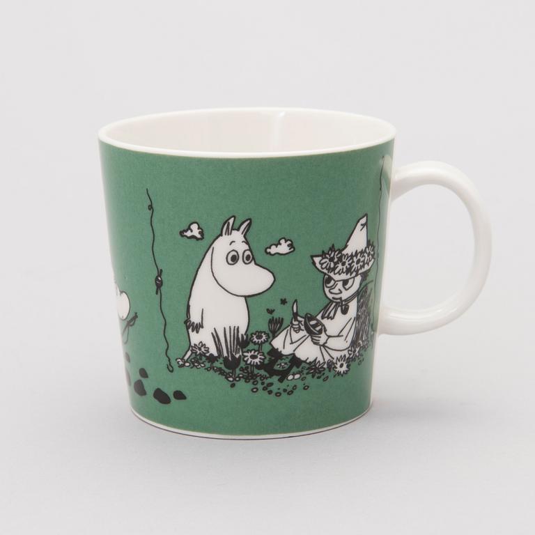 A Moomin porcelain mug, Arabia, Finland, 1991-1996.