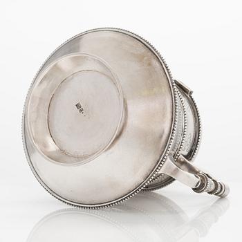 Edvard Kortman, kaffeservis, 3 delar, silver, S:t Petersburg, 1886.