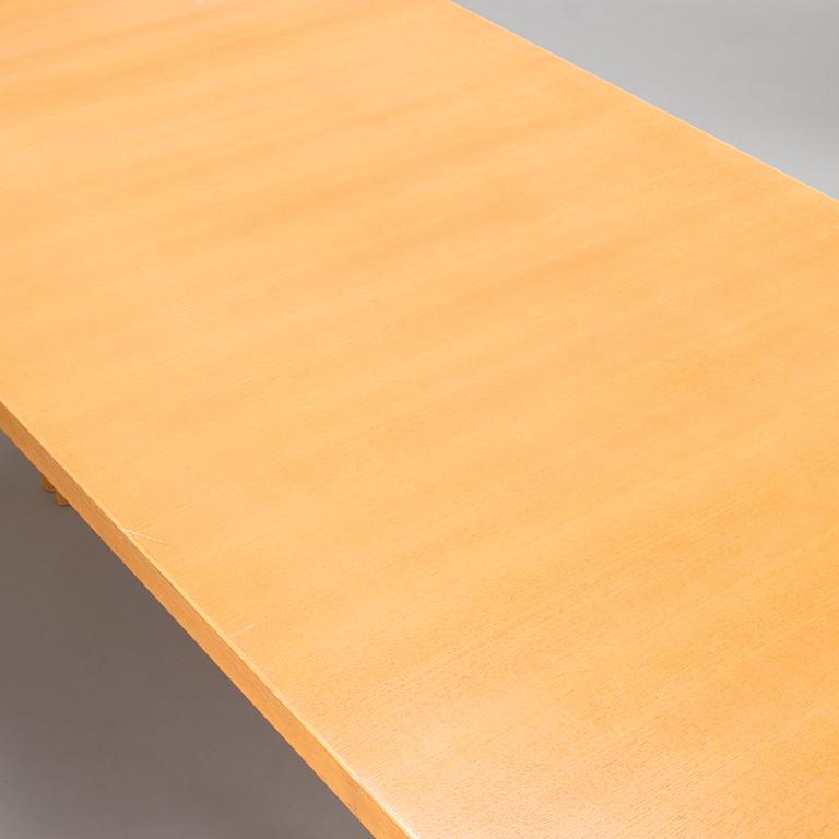 Alvar Aalto, a 1970s conference table for Artek. Finland.