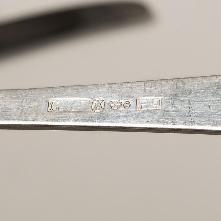Jacob Ängman, A Swedish silver cutlery set, "Rosenholm", GAB, Stockholm and Eskilstuna 1958-1993 (60 pieces).