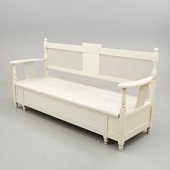 A sofa by Carl Westman, "Arbetarmöbeln", designed 1899.