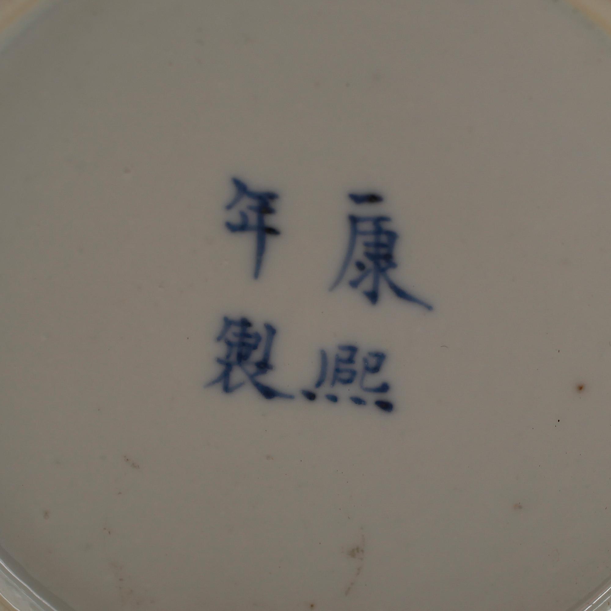 LOCKURNA, porslin, Kina, troligen 1800-tal.