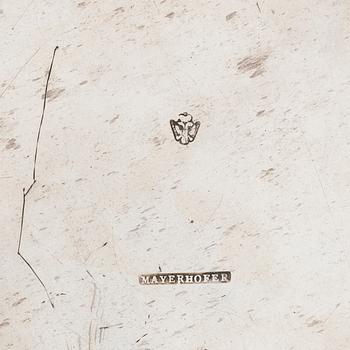 A Viennese silver plated champagne / wine cooler, from Mayerhofer, Austria.