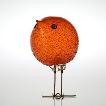 A Peter Pelzl 'Pulcino' glass bird, Vistosi, Italy 1960's.