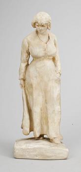 CARL ELDH, skulptur, gips, sign o dat Paris.