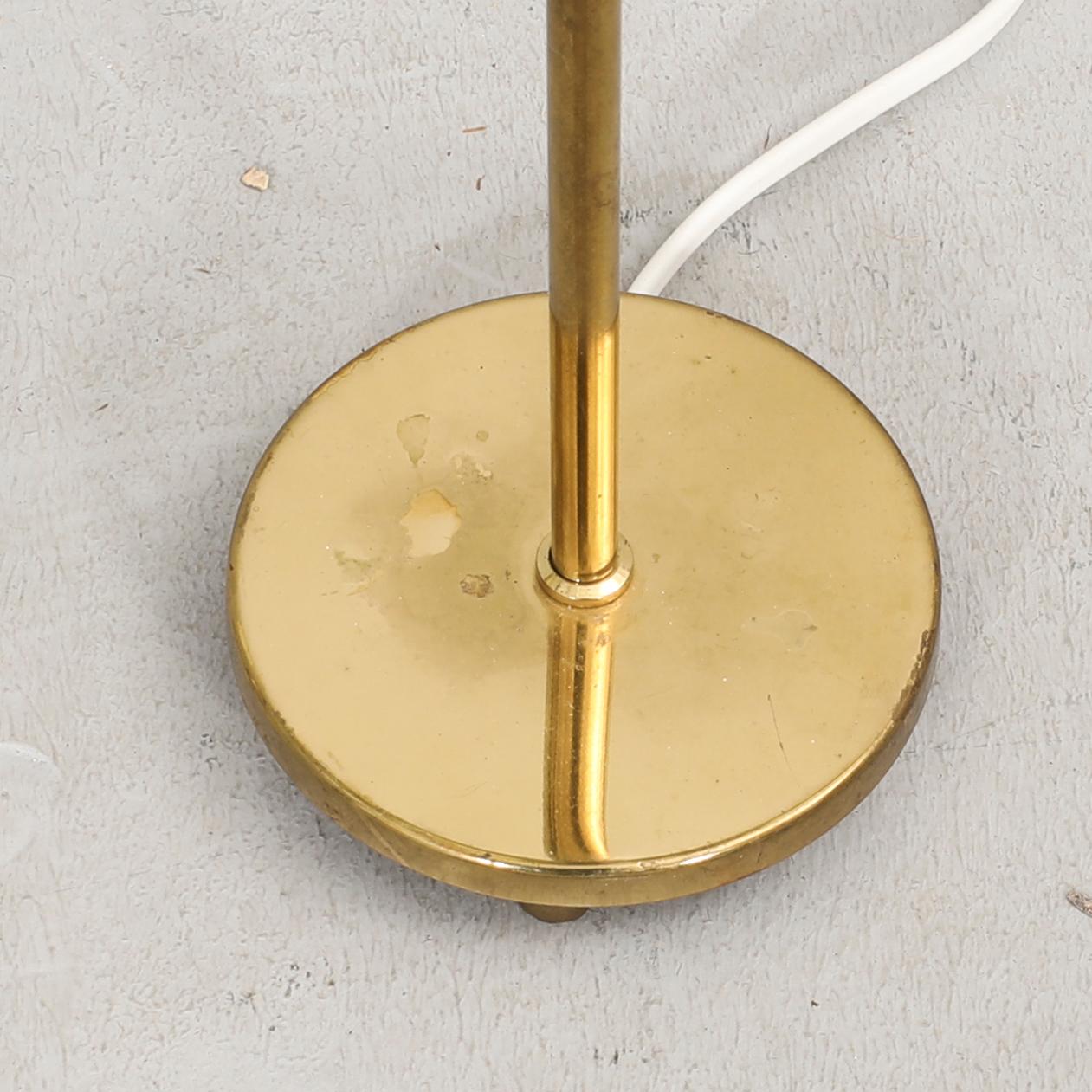 A pair of Falkenbergs belysning brass table lamp later part of the 210th century.