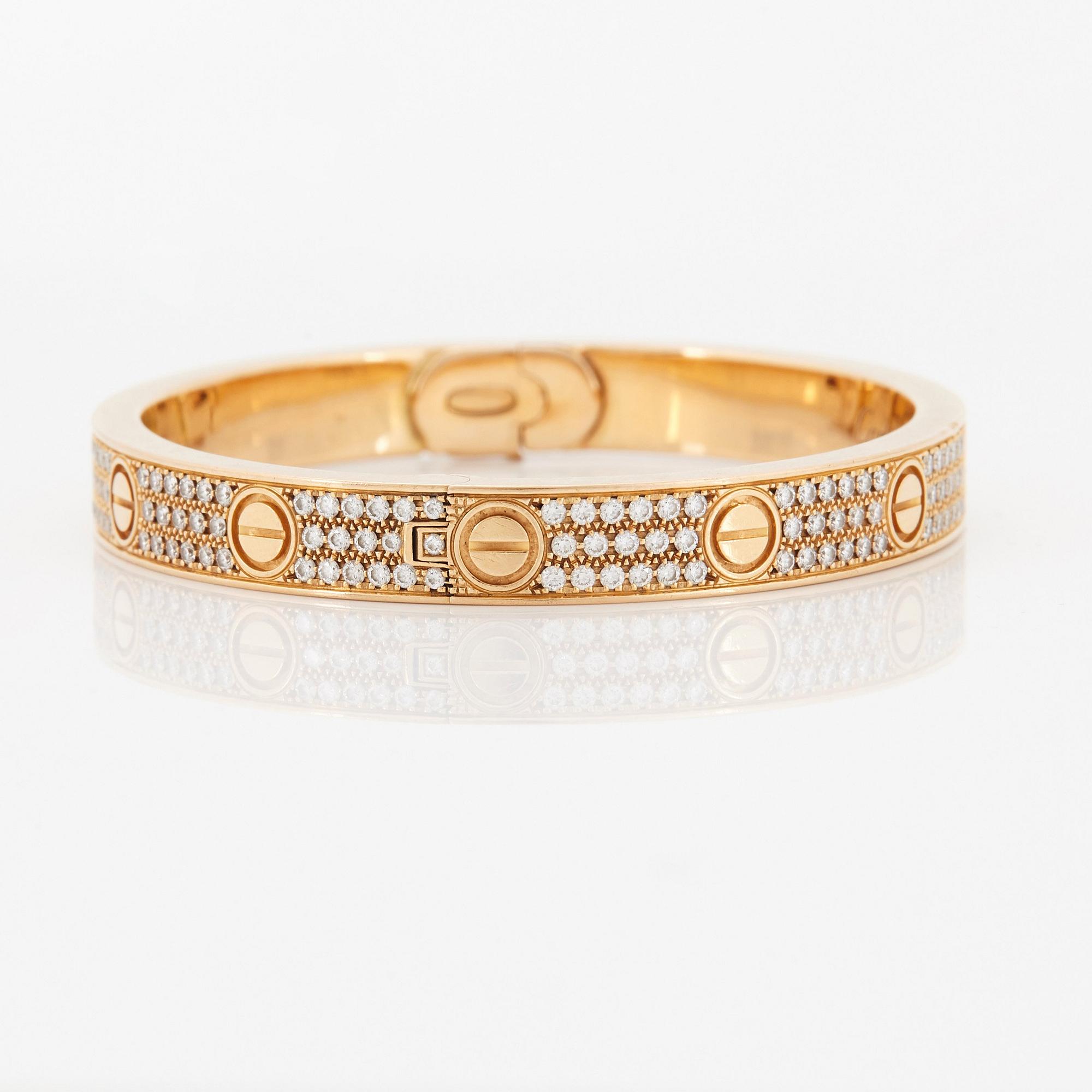 Cartier "Love" armband.