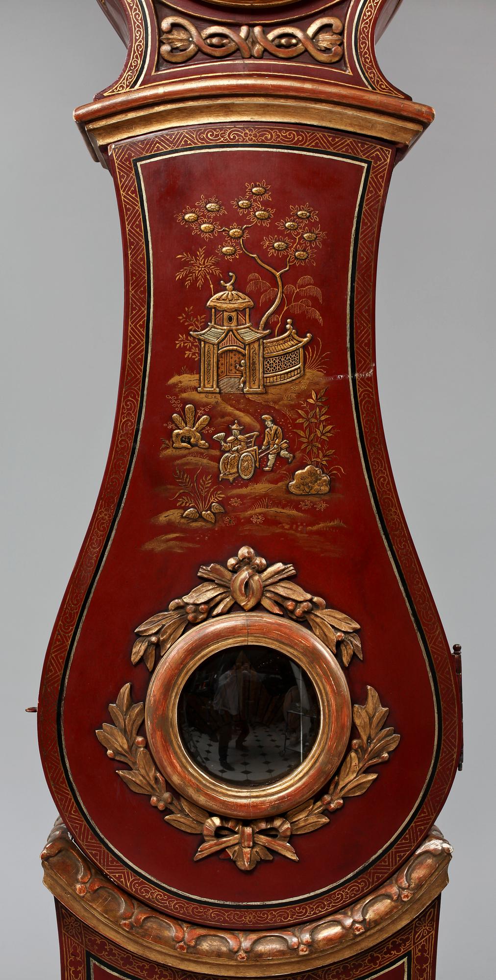 GOLVUR, urtavlan märkt A F B, Norrköping, rokoko, 1700-talets andra hälft.