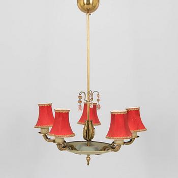 Paavo Tynell, a 1930s chandelier '1374/5 for Taito.