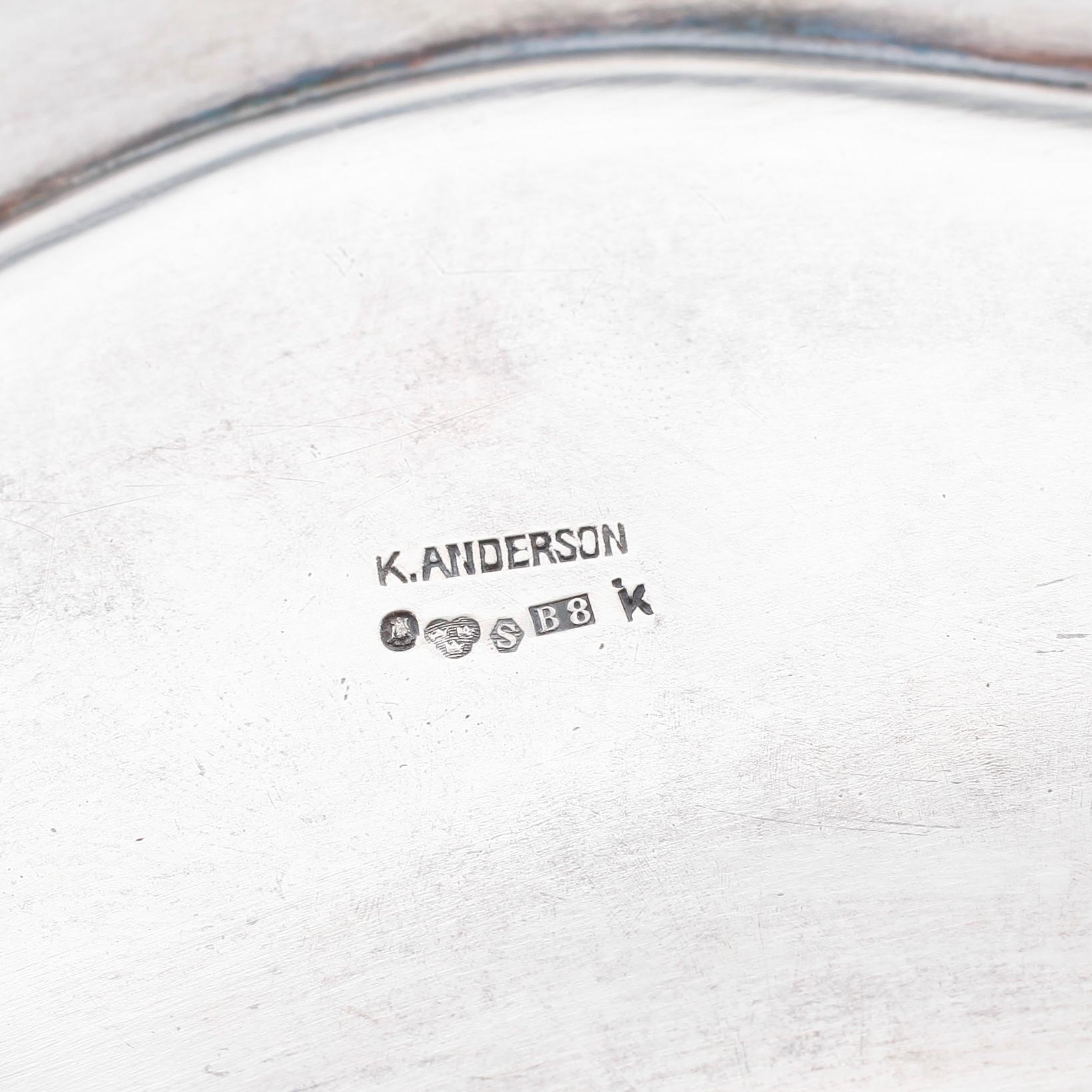 FAT, silver, K Anderson, Stockholm 1928. Vikt ca 816 gram.