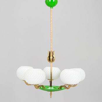 Paavo Tynell, a 1930s chandelier '1374/5 for Taito.