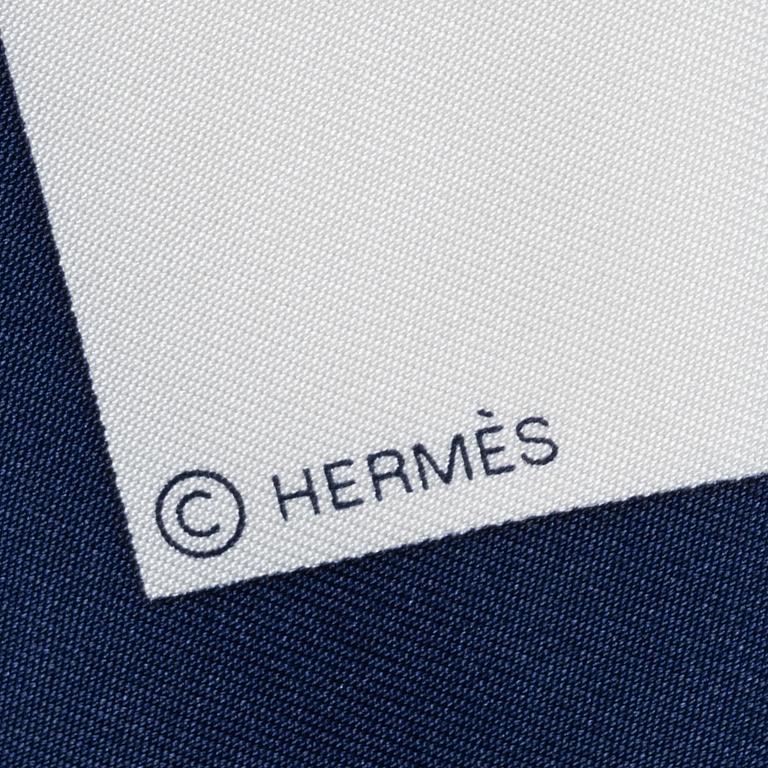 Hermès, scarf, "Ex Libris".