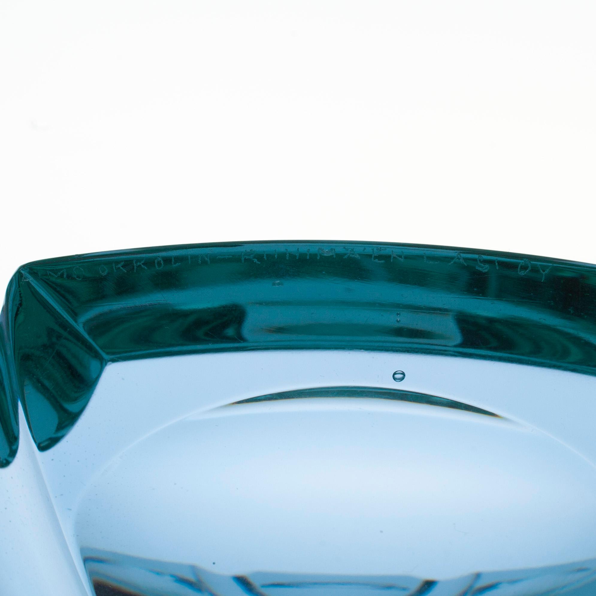 SKÅL, glas, signerad Aimo Okkolin, Riihimäen Lasi Oy.