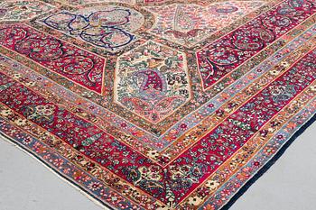 Matto, semi-antique Kerman, ca 457,5 x 317 cm.