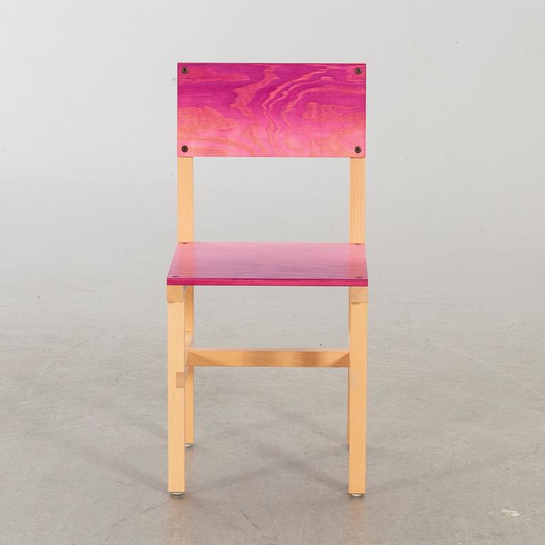 FREDRIK PAULSEN, "Röhsska"Designbaren, stol, Blå Station 2020, Stol 36/102.
