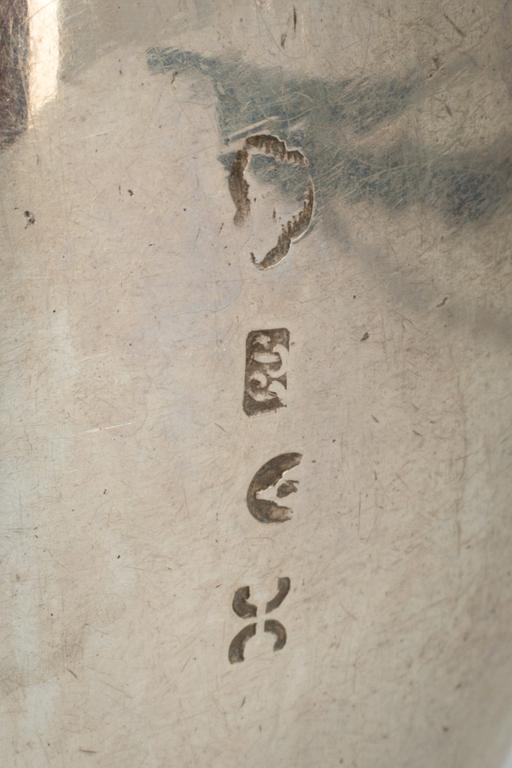 BÅLSLEVAR, 3 st, silver, 1700 och 1800-tal.