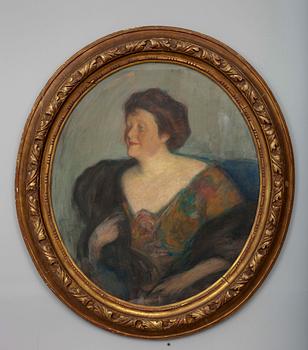 Leonid Osipovic Pasternak · LEONID OSIPOVIV PASTERNAK, Akvarell och pastell på skiva, sign. och dat. 1914.