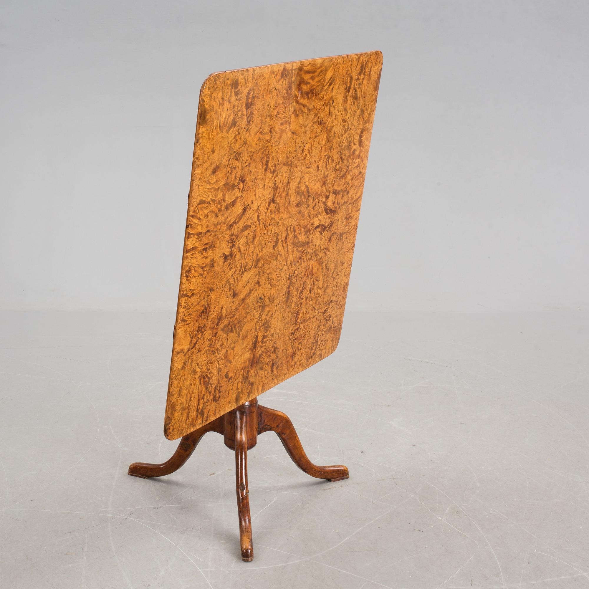 FÄLLBORD, 1700-talets andra hälft.