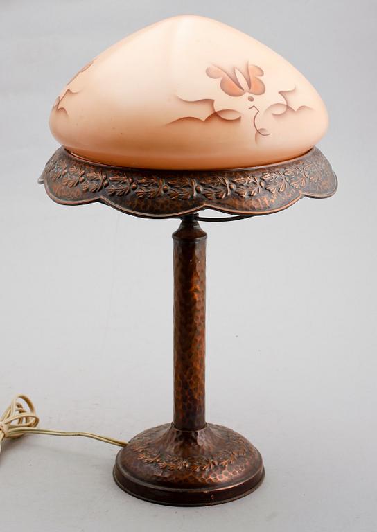 BORDSLAMPA, s k Strindbergslampa, tidigt 1900-tal.